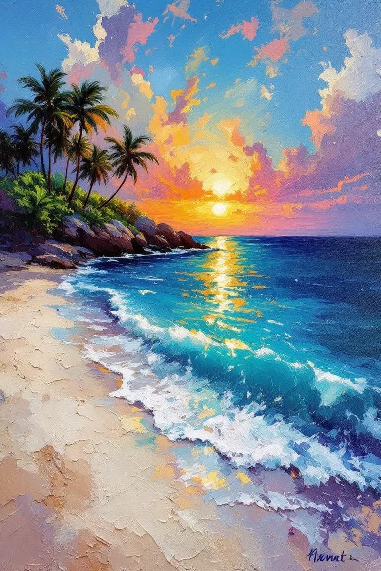 AI-genereret botanisk kunstværk