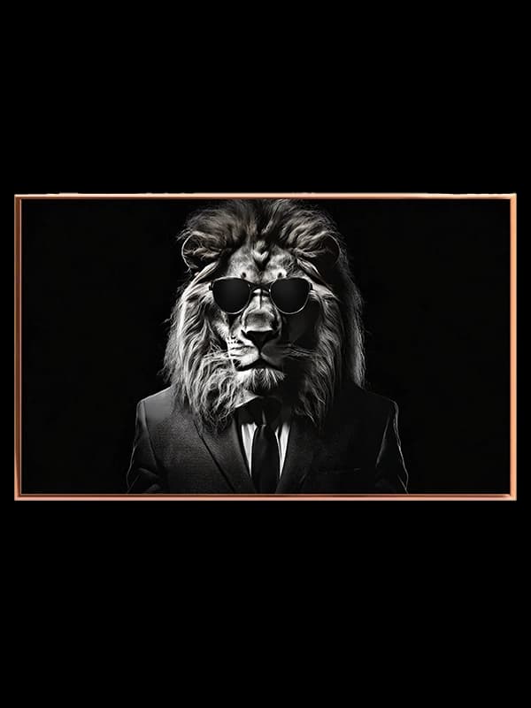 Lion With Sunglasses Plakat