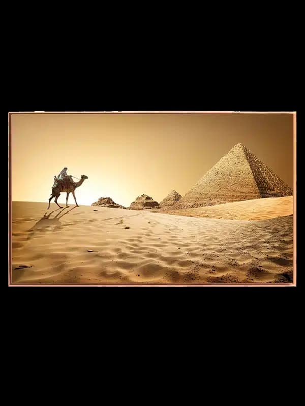 Ørkenens Pyramider Plakat