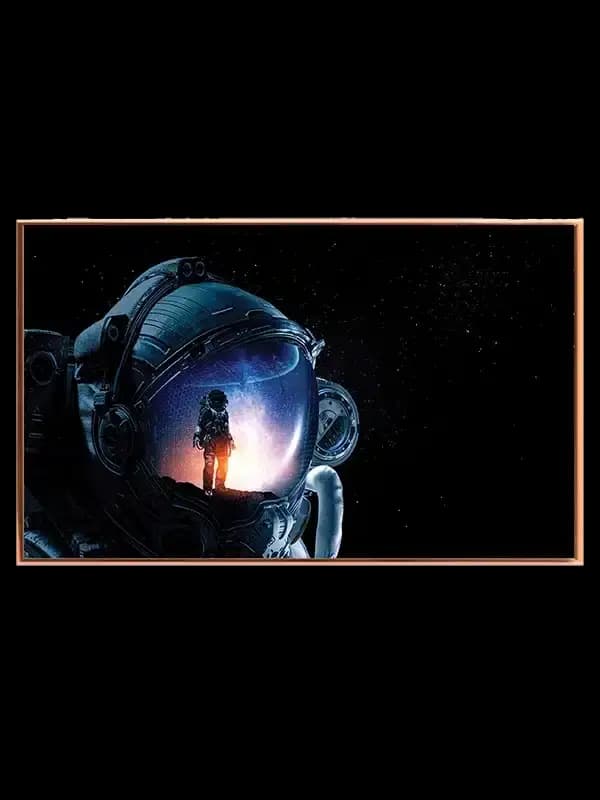 Astronaut Hjelm med Stjernelys