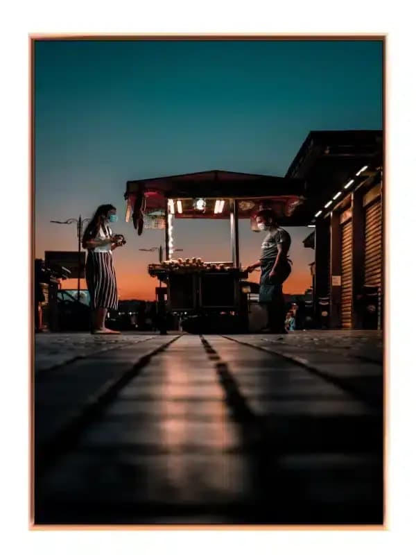 Evening Street Food Scene