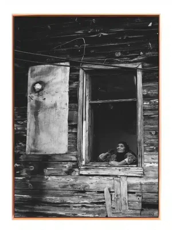 Elderly Woman At Window