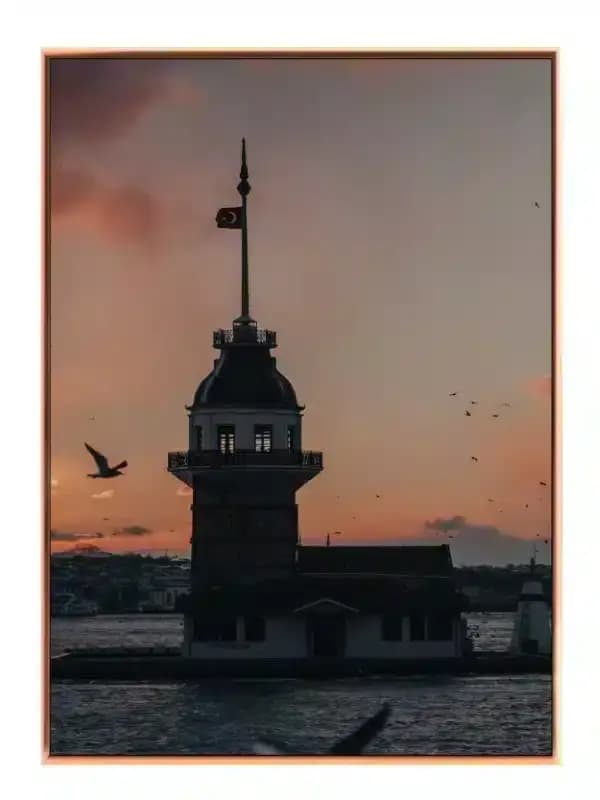 Maidens Tower At Sunset