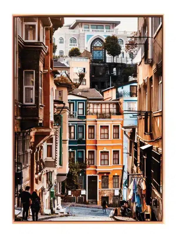 Colorful Istanbul Street View