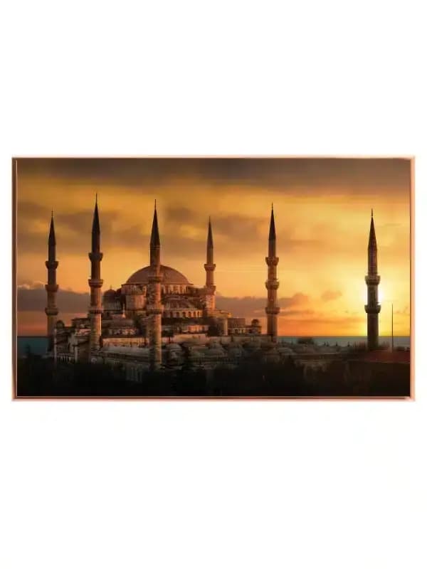 Sunset Over Historic Mosque
