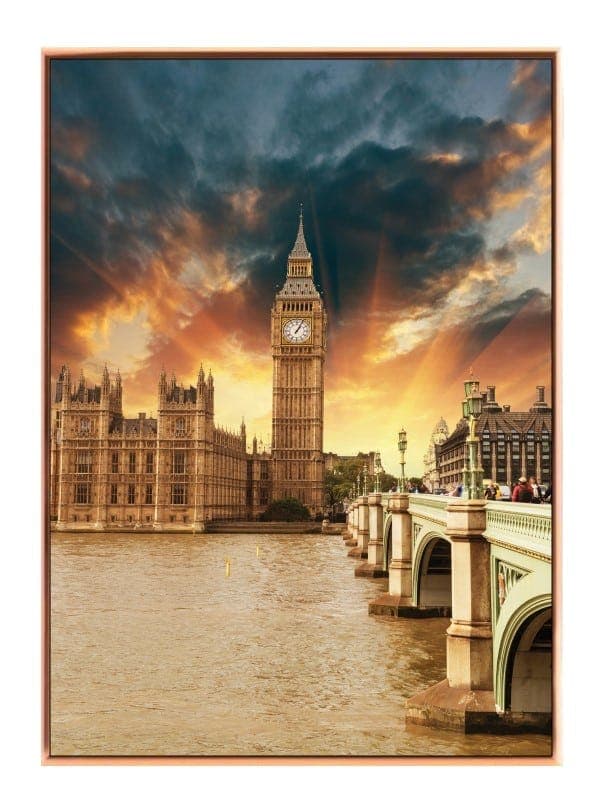 Big Ben Sunset View London