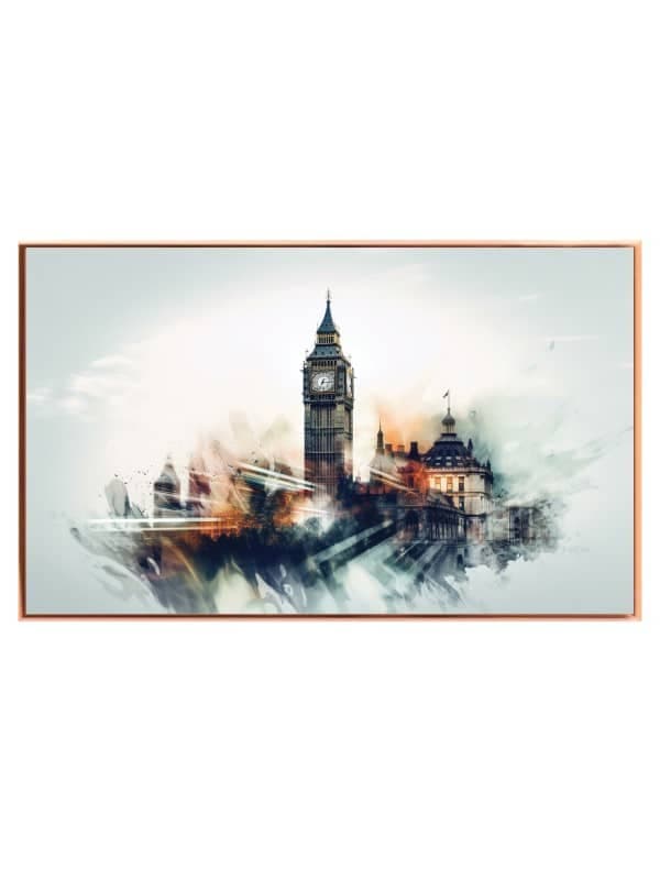 Abstract London Skyline Artwork