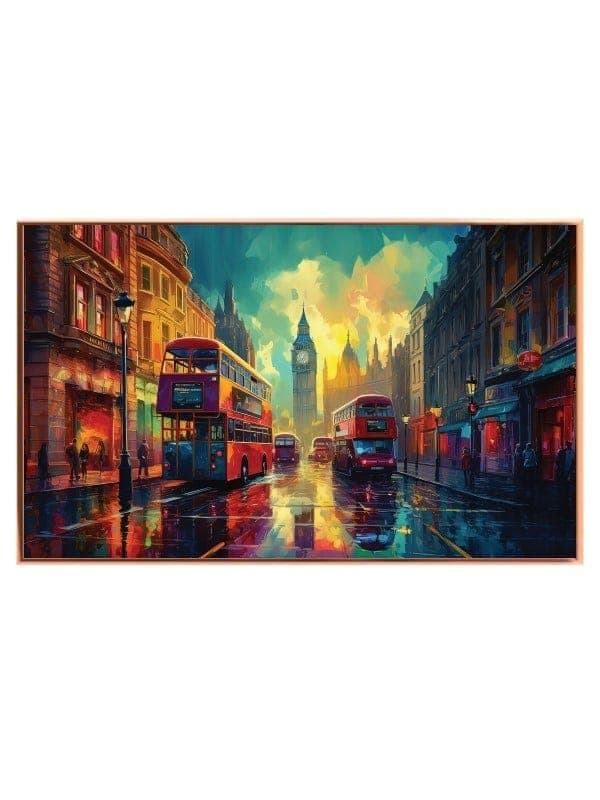 London Street Scene Poster