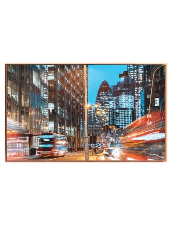 London Evening Cityscape Lights