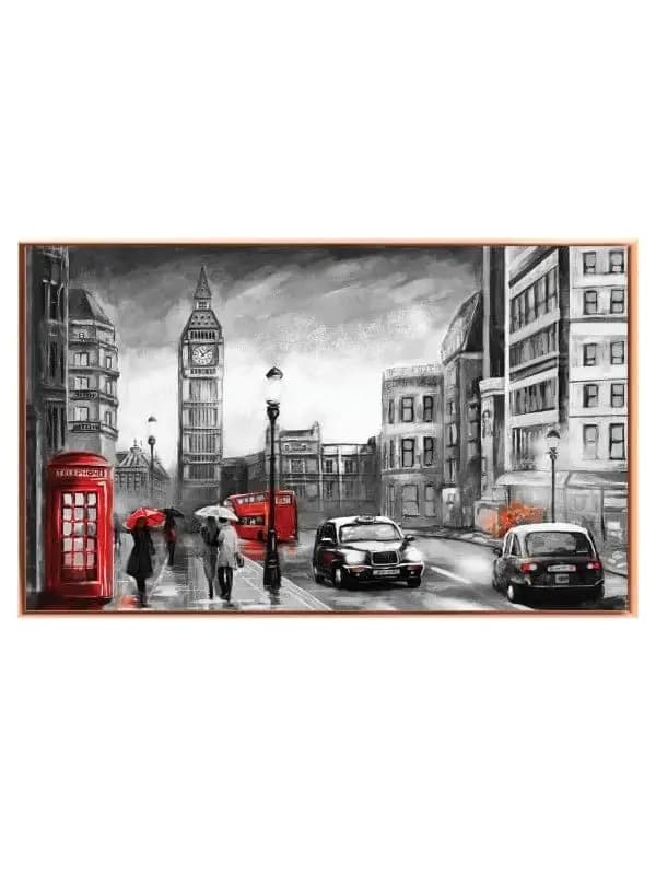 London Street Scene Rainy Day