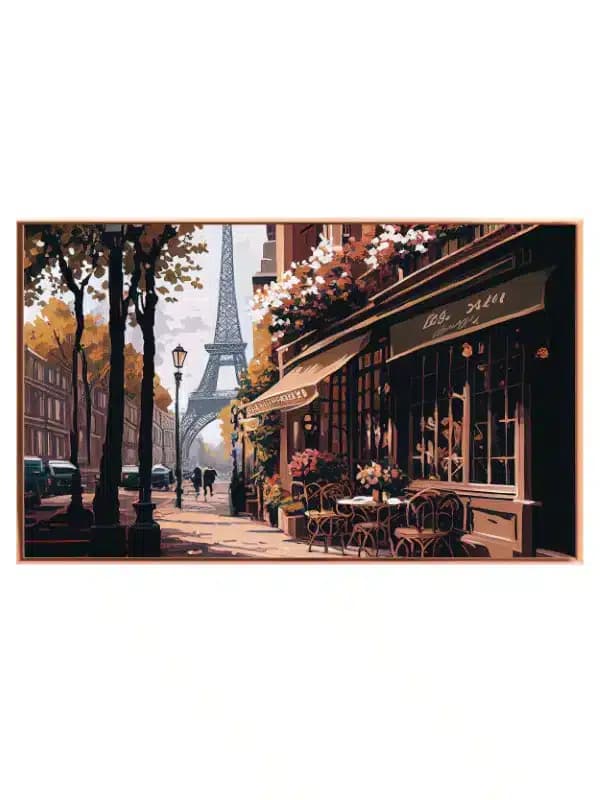Paris Street Cafe View