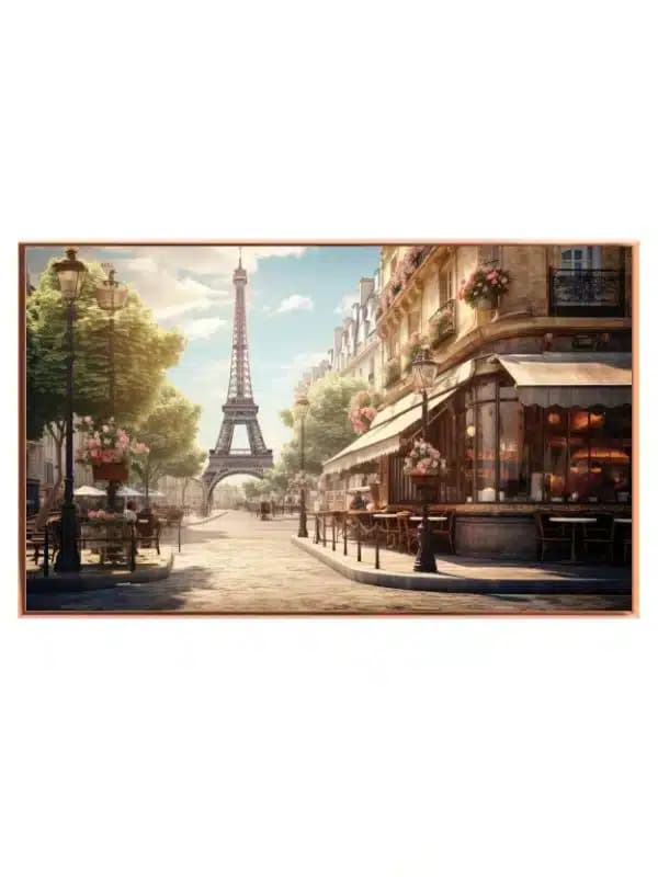Paris Street Cafe Scene
