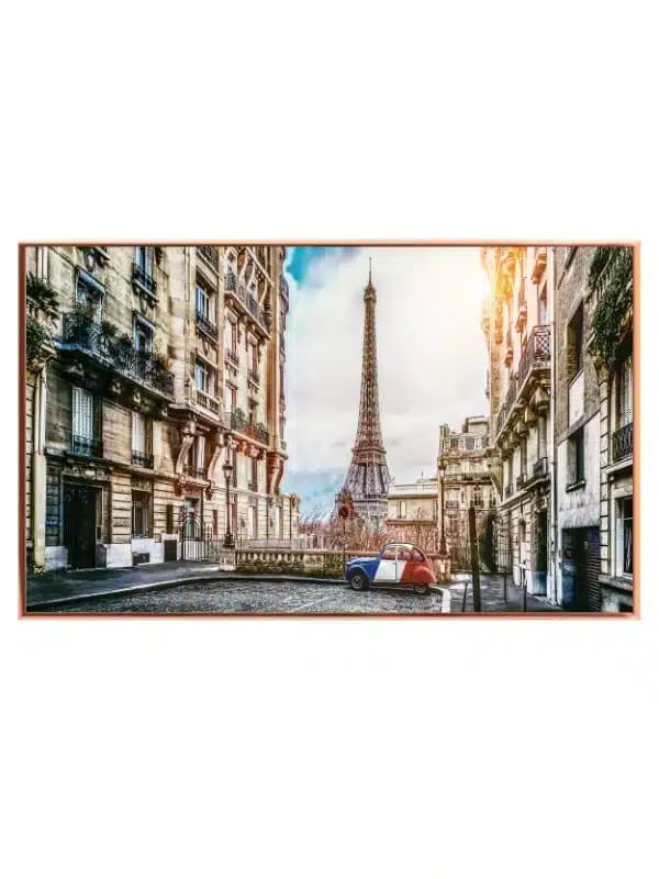 Eiffel Tower Street Scene
