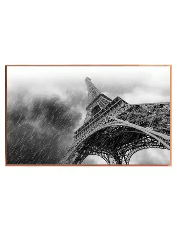 Eiffel Tower On Rainy Day