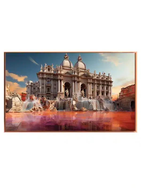 Elegant Historic Fountain Scene
