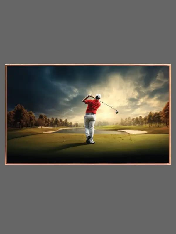 Golfdrømme i Solnedgangens Skær