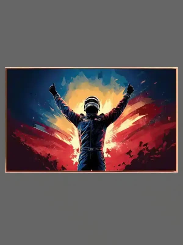 Sejrrig Racerhelt i Fartens Glød