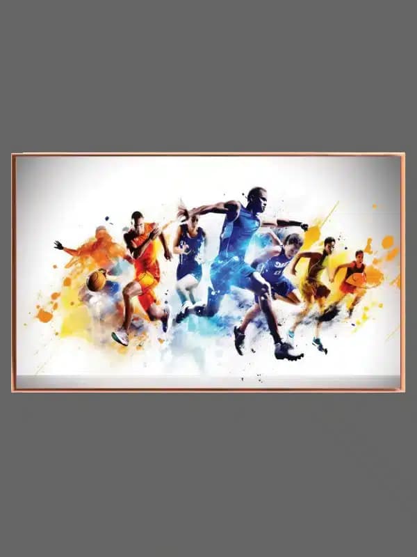 Dynamiske Sportshelte i Fart