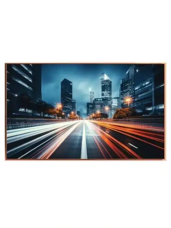 Lysstriber Gennem Moderne Storby