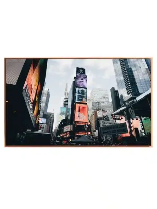 Times Square med Skyskrabere