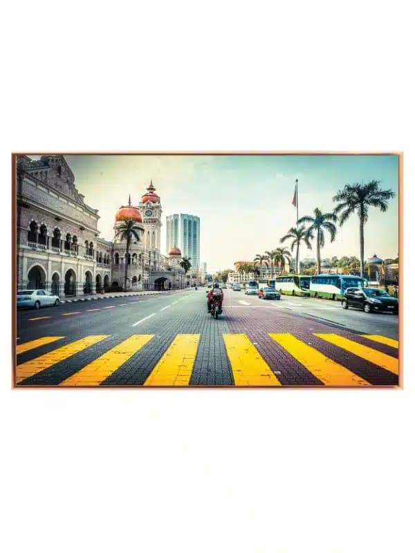 Kuala Lumpur Gade med Palmetræer