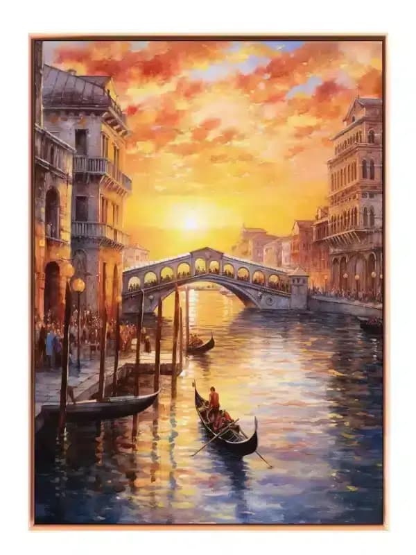 Sunset Over Venice Canal
