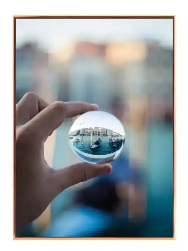 Compact Lens Cityscape Reflection