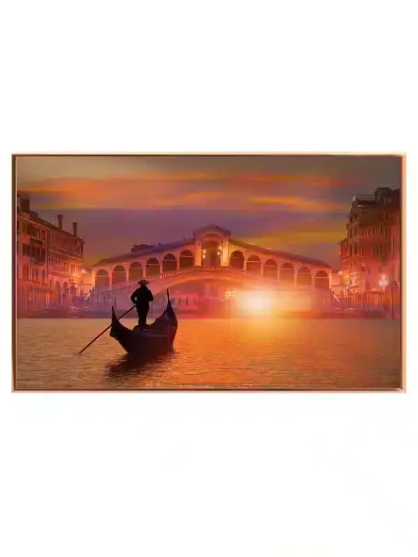Gondol Sunset Over Canal