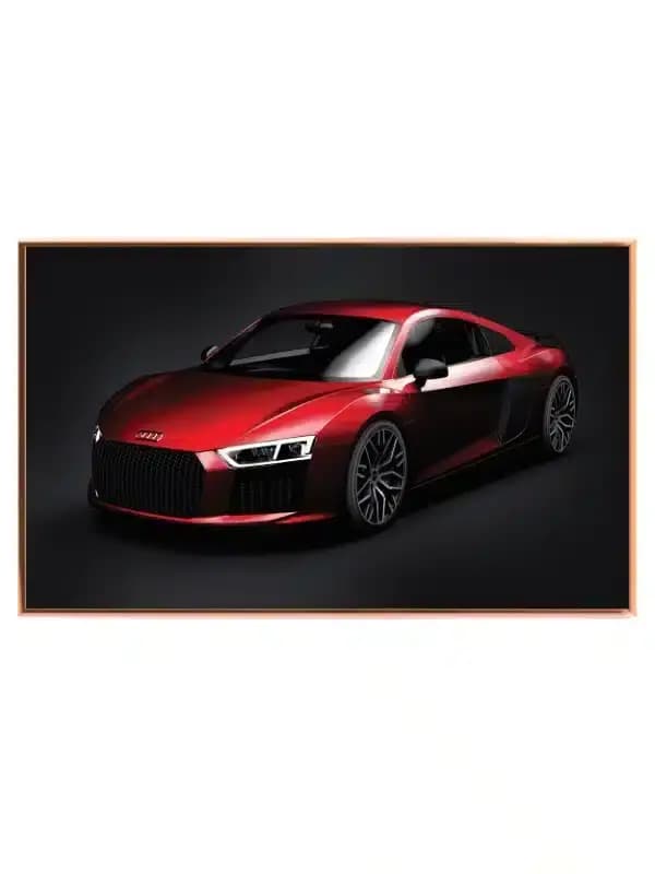 Rød Audi Sport Coupé