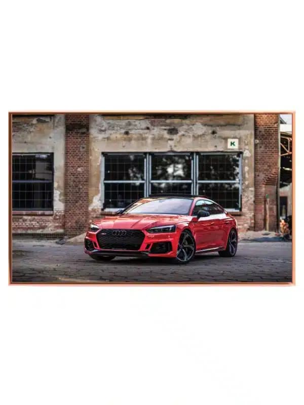 Audi Sporty Rød Coupé