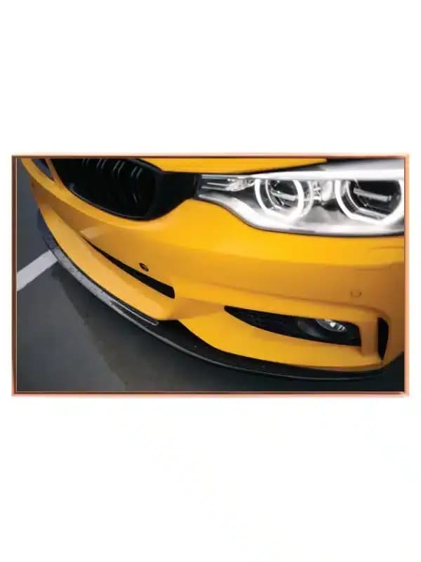 BMW Gul Foran Nærbillede