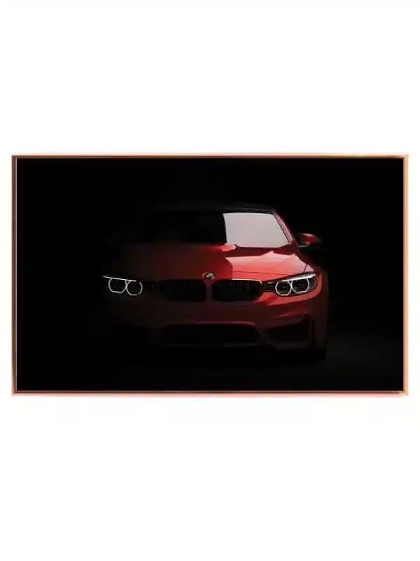 BMW Rød Sports Sedan