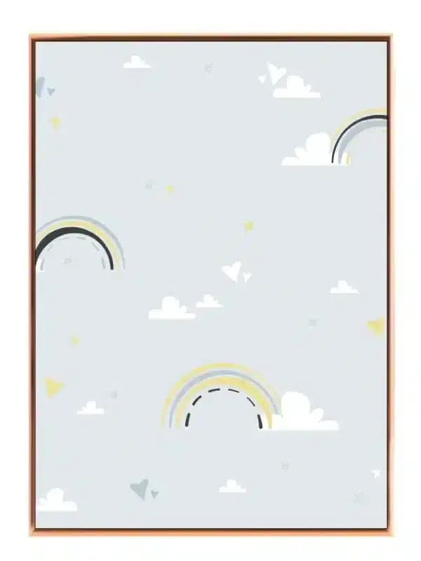 Gentle Rainbow Nursery Plakat