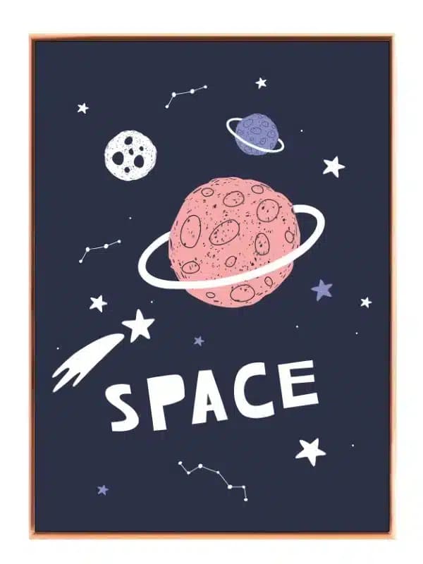 Playful Space Planet Adventure Plakat