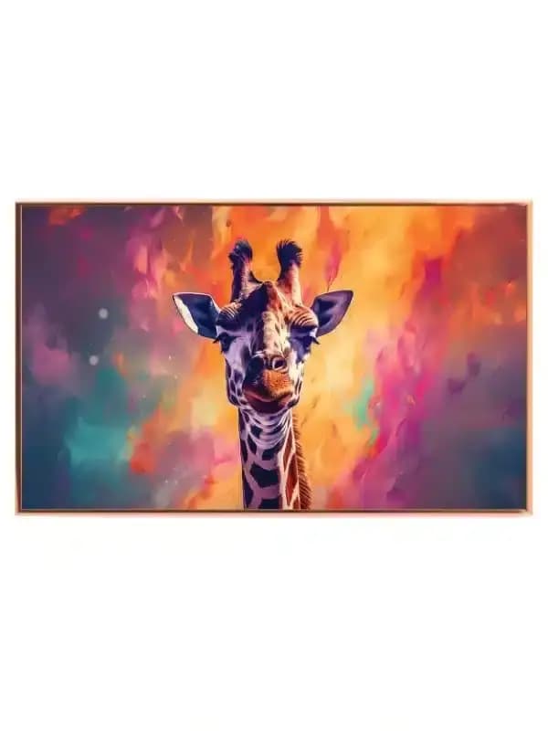 Curious Giraffe Adventure Plakat