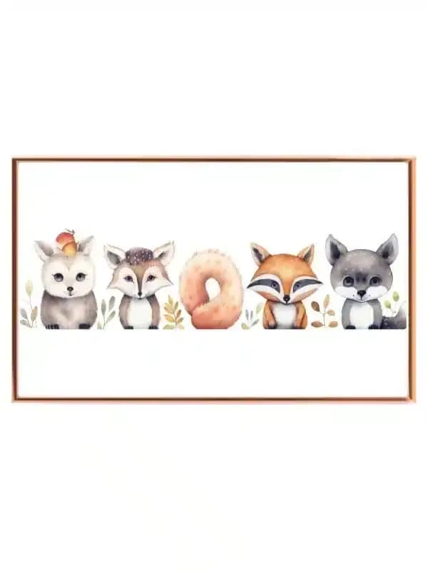 Playful Forest Friends Plakat