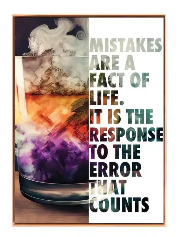 Mistakes Fuel Growth Plakat