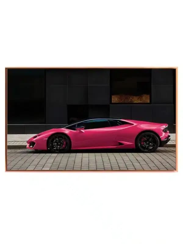 Lamborghini Huracán I Neon Plakat