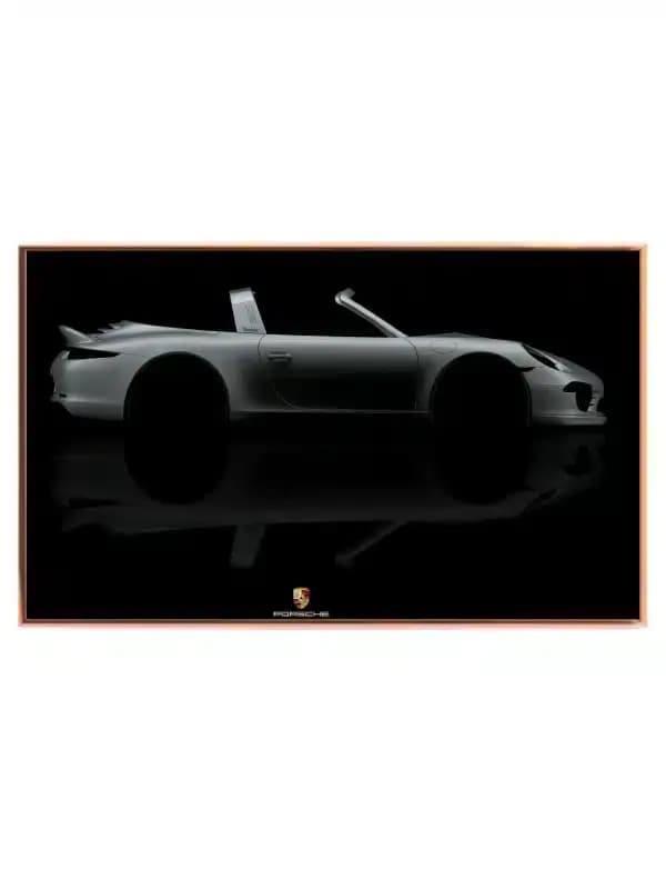 Porsche 911 Silhuet Plakat