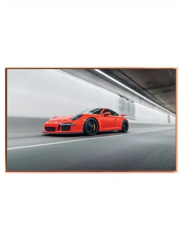 Rød Porsche Sports Coupé