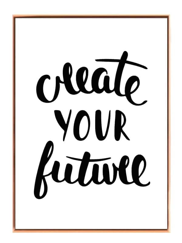 Create Your Future Plakat