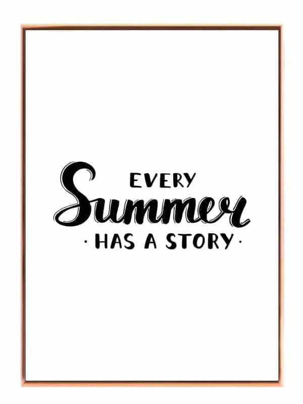 Sommer Har En Historie Plakat