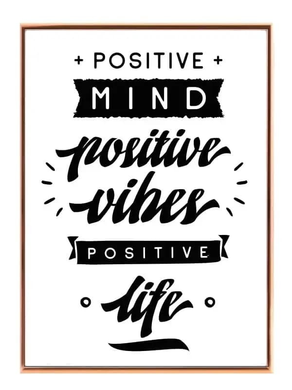 Positivt Sind Positivt Liv Plakat