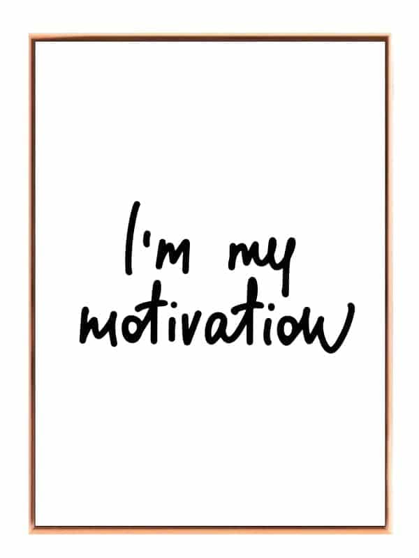 Jeg Er Min Motivation Plakat
