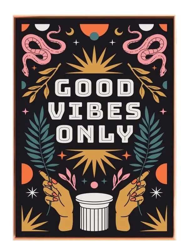 Good Vibes Only Plakat