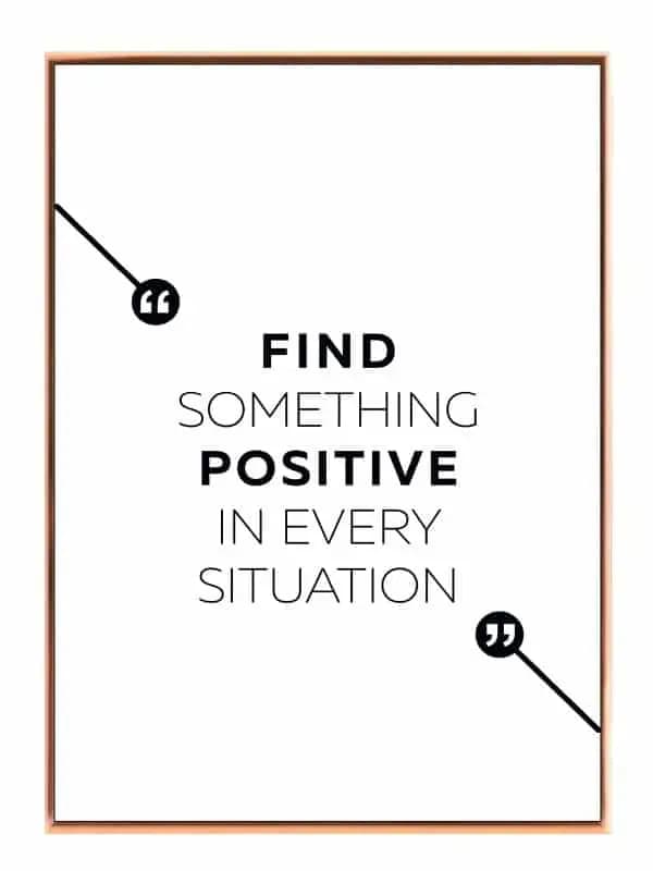 Find Noget Positivt Plakat