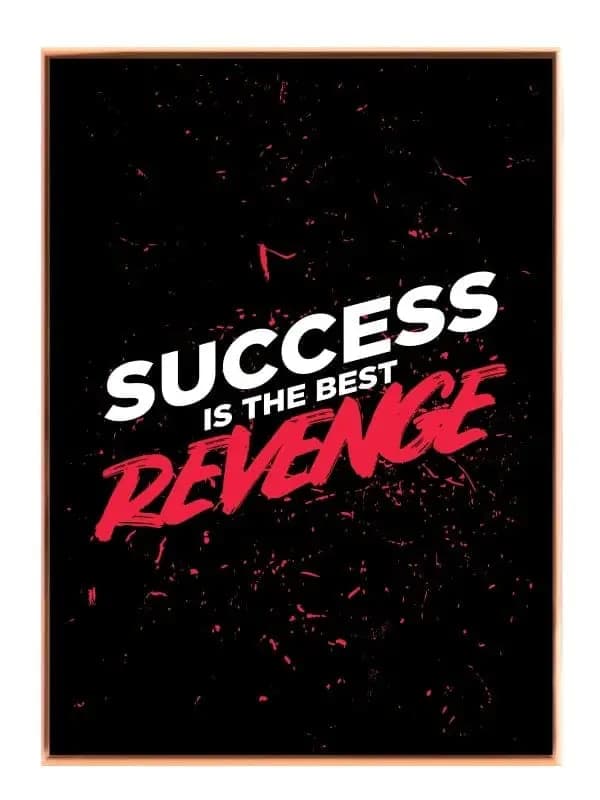 Succes Er Den Bedste Hævn Plakat