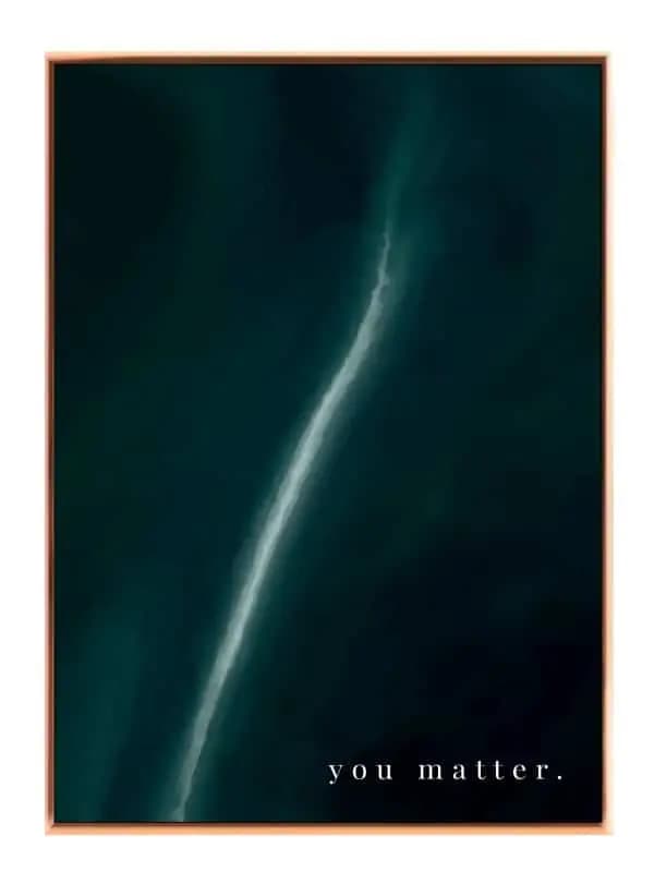 Du Betyder Noget Plakat