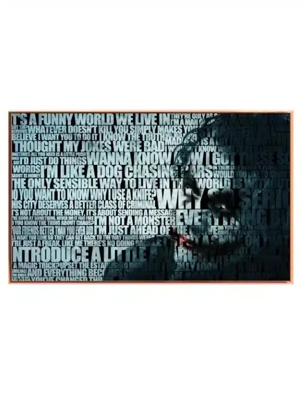 Why So Serious Plakat