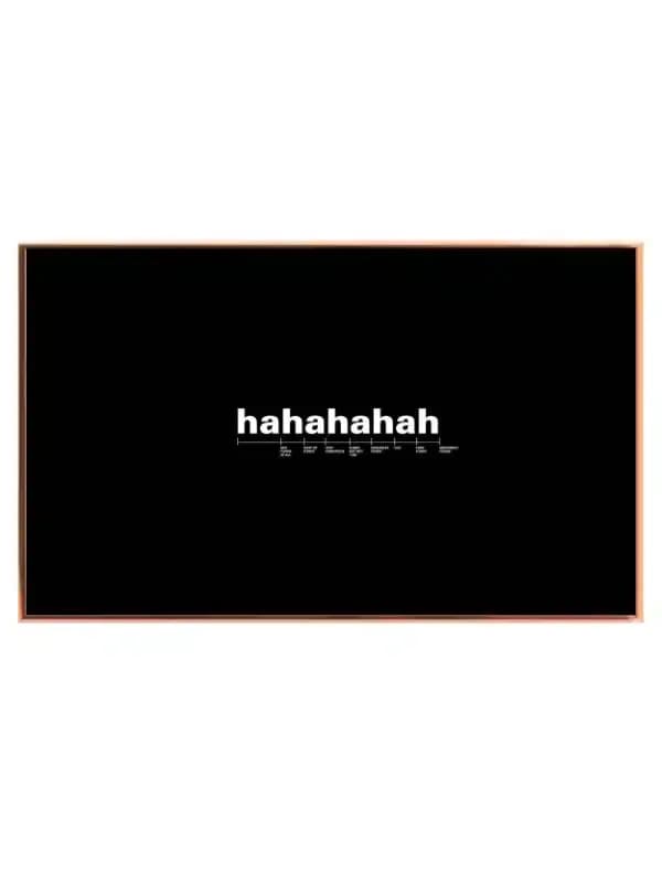 Humoristisk Latter Plakat